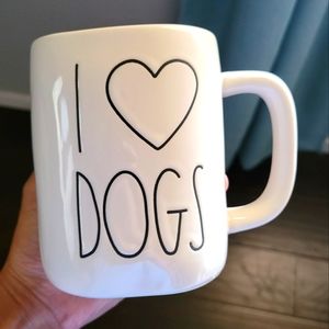 I HEART DOGS Ceramic Rae Dunn Mug